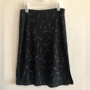 GAP Womens Pull On Skirt With Side Slit Size XS Black